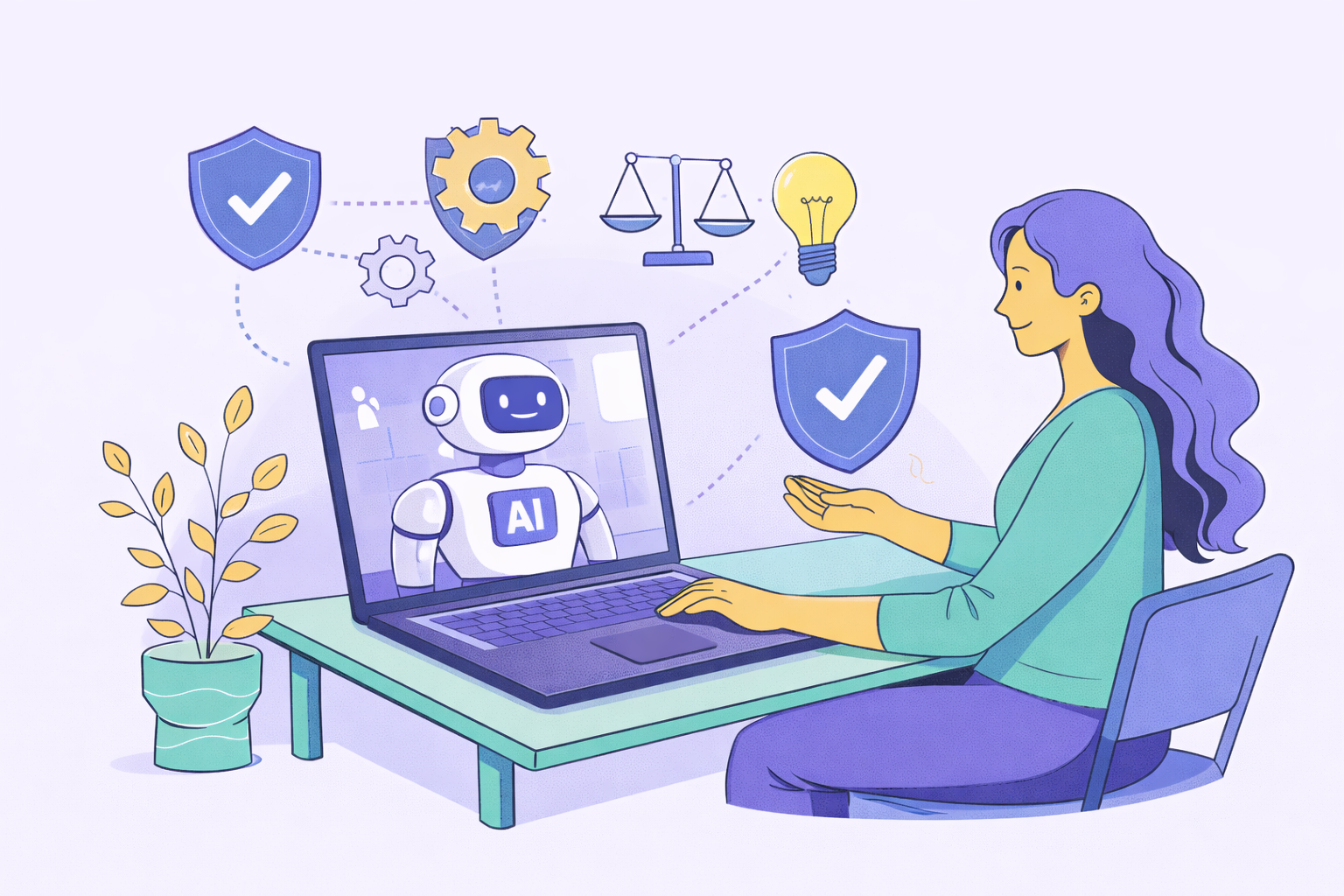 Symbolbild zu KI und Verantwortung